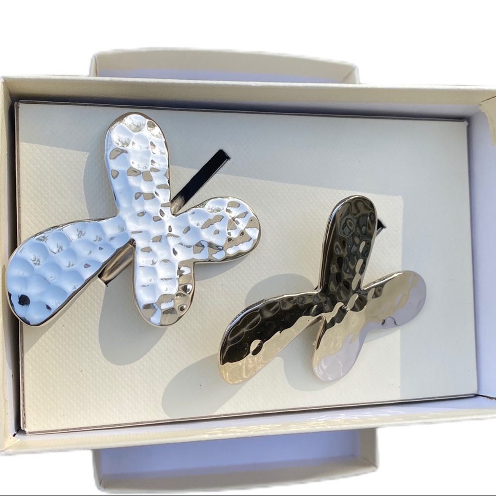 Neiman Marcus Silver Napkin Rings New in Box - Picture 2 of 8